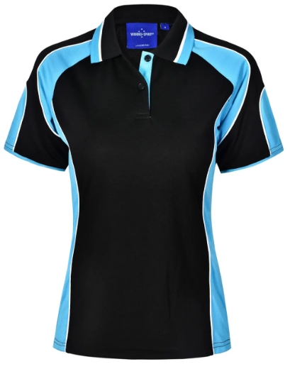 Picture of Winning Spirit, Ladies Cooldry Contrast Polo w Panels